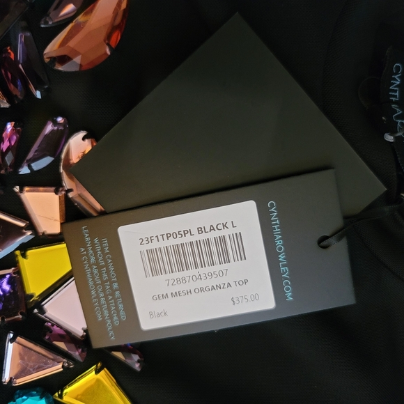 Cynthia Rowley Top L/M - Picture 4 of 5